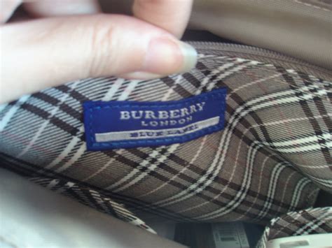 what is a burberry blue label